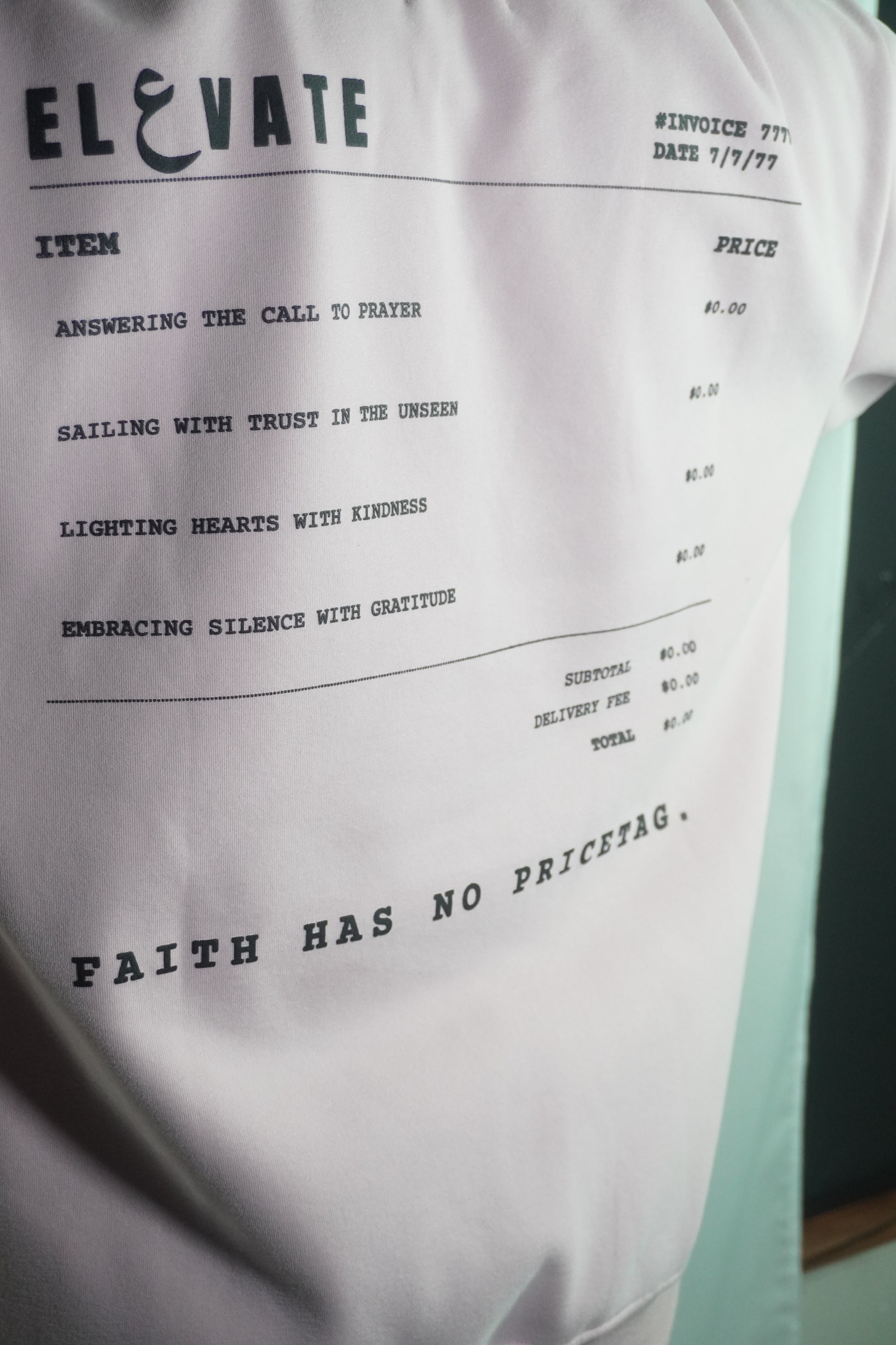 Faith Has No Pricetag Hoodie
